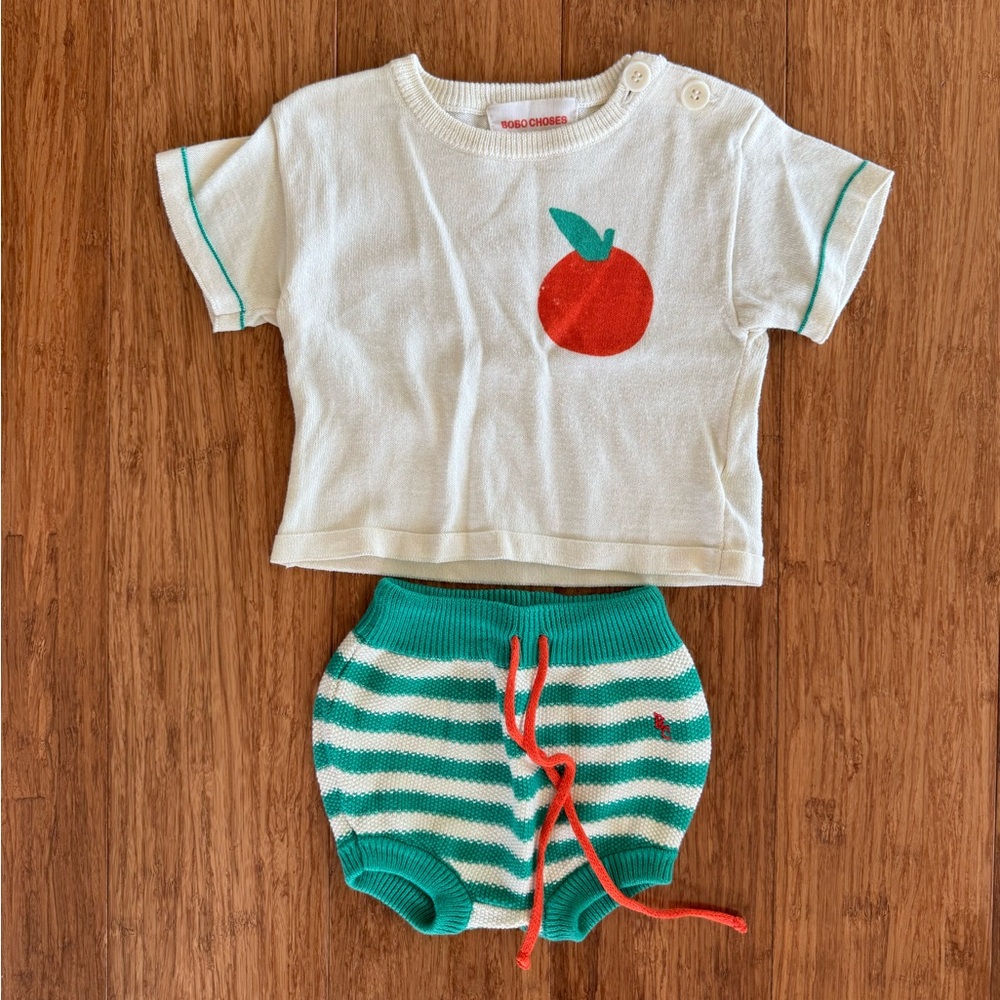 Bobo Choses Summer Knit Set • Size 6months • Excellent Condition